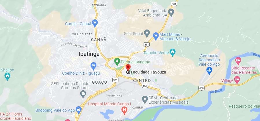 Mapa Faculdade FaSouza